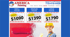 Desktop Screenshot of americapaintingatlanta.com